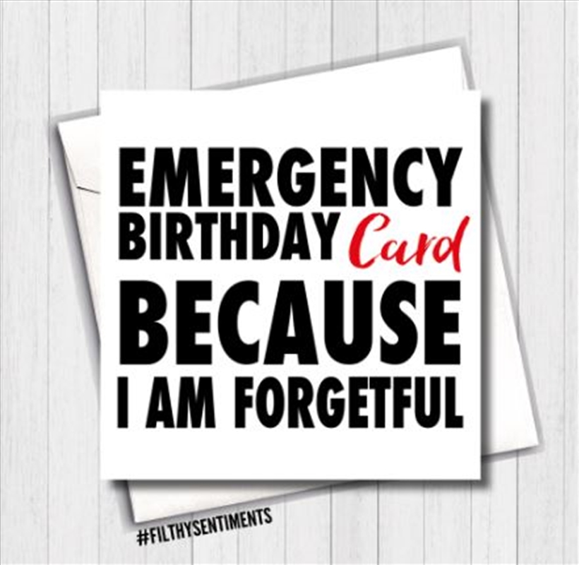 Filthy Sentiments – Emergency Card/Product Detail/Stationery