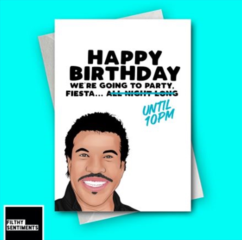 Filthy Sentiments – Lionel 10pm Birthday Card/Product Detail/Stationery