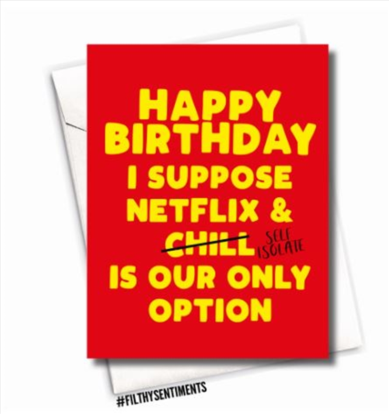 Filthy Sentiments – Netflix & Isolate Card/Product Detail/Stationery