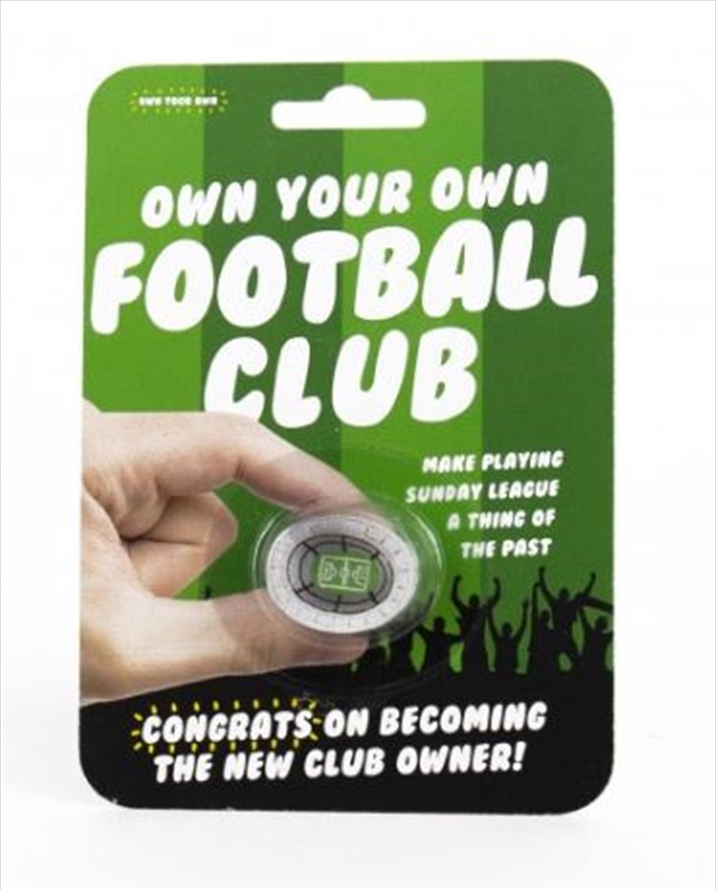 Own Your Own Football Club/Product Detail/Toys
