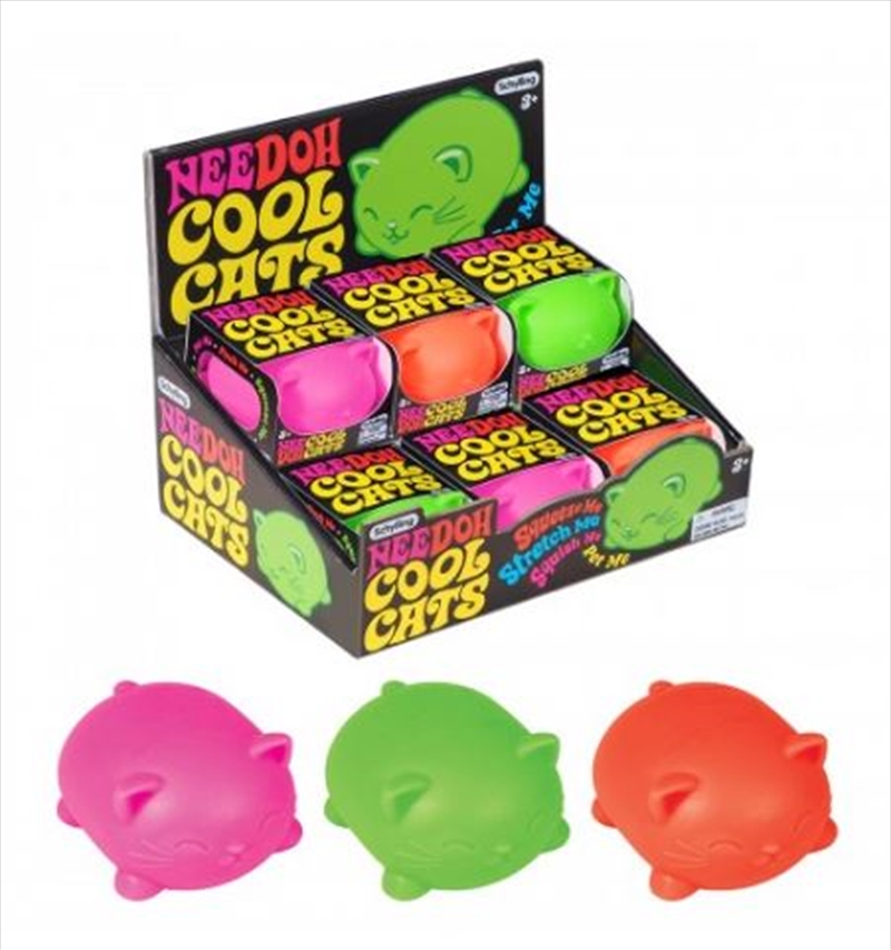 Schylling - Cool Cats Nee Doh (SENT AT RANDOM)/Product Detail/Stress & Squishy