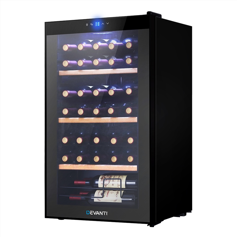 Devanti 34 Bottles Wine Cooler Compressor Chiller Beverage Fridge/Product Detail/Appliances