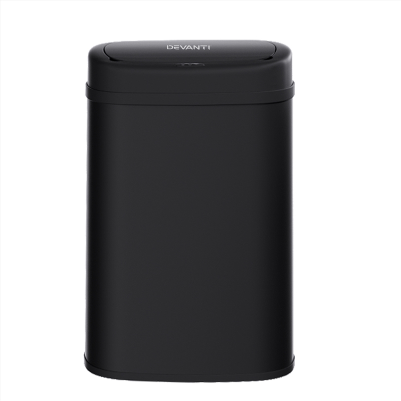 Devanti Sensor Bin 50L Motion Rubbish Trash Can Auto Touch Free Kitchen Black/Product Detail/Homewares