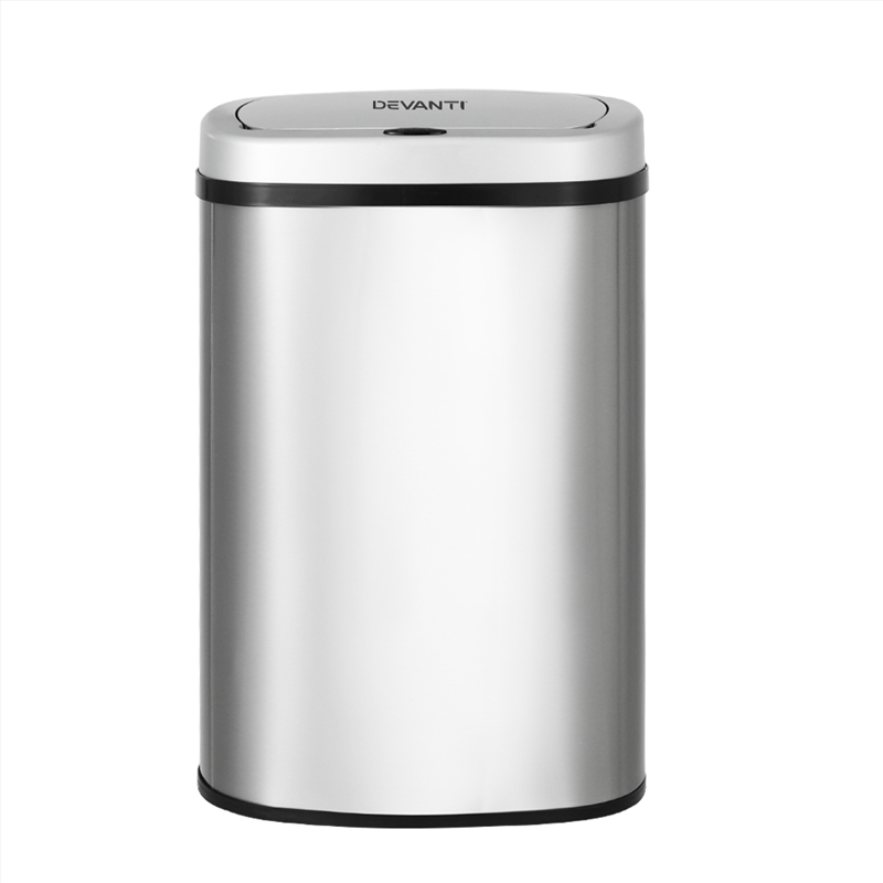 Devanti Sensor Bin Motion Rubbish Stainless Trash Can Automatic Touch Free Bins/Product Detail/Homewares