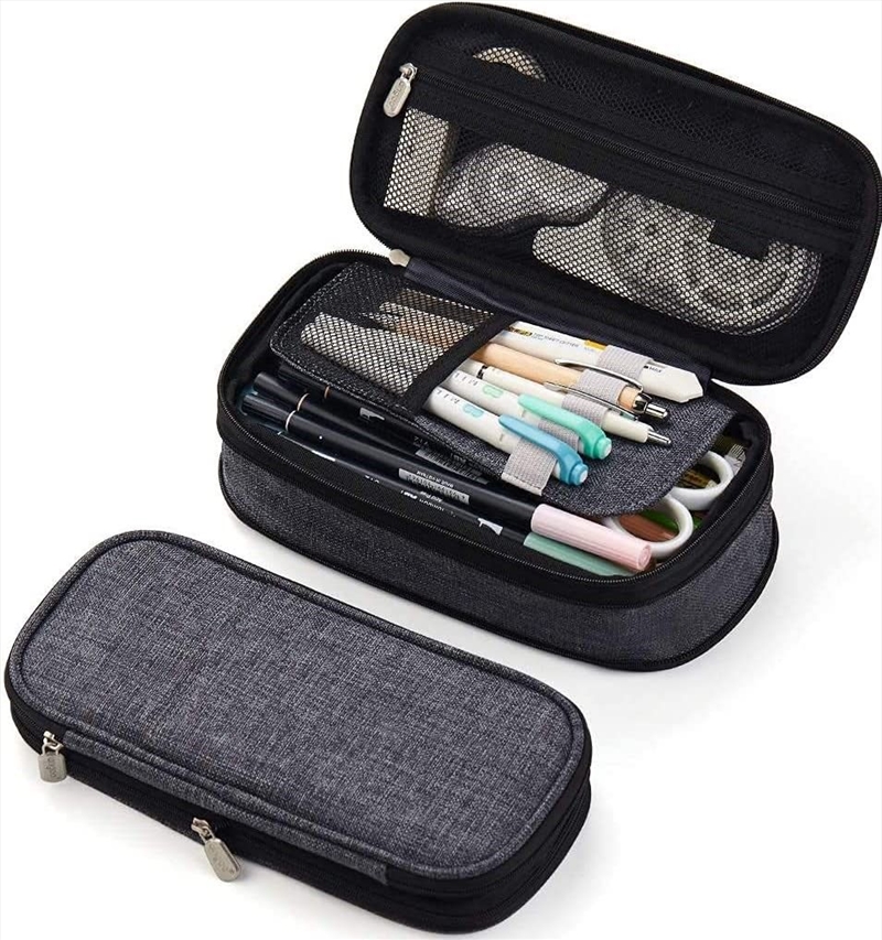 Foldable Large Capacity Pencil Bag for Youth School (Grey)/Product Detail/Pencil Cases