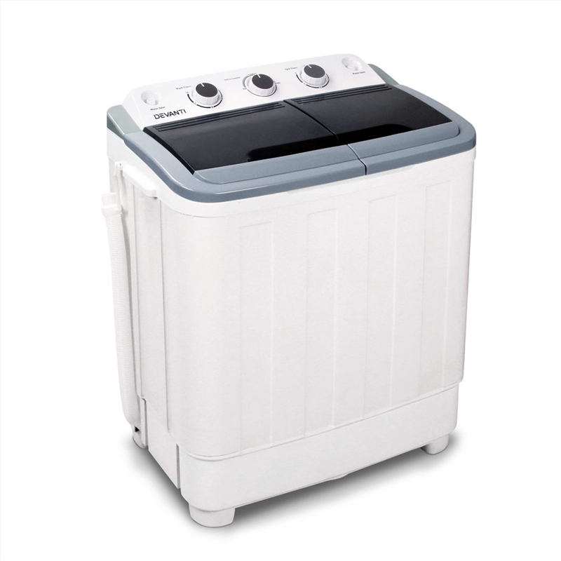 Devanti 5KG Mini Portable Washing Machine - White/Product Detail/Appliances