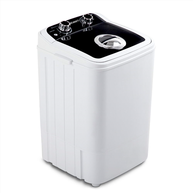 Devanti 4.6KG Mini Portable Washing Machine - Black/Product Detail/Appliances