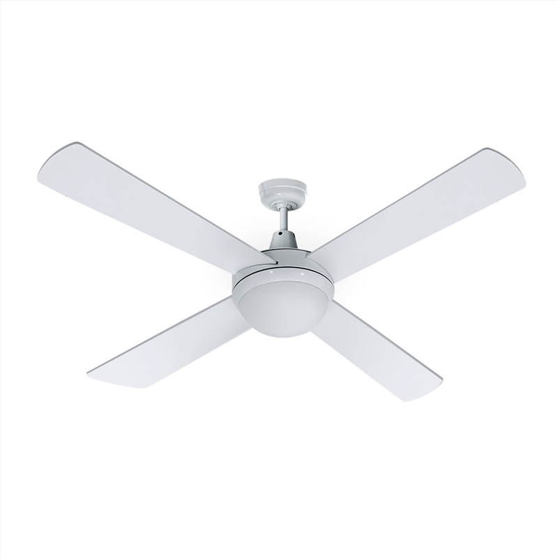 Devanti 52'' Ceiling Fan w/Light w/Remote Timer - White/Product Detail/Appliances