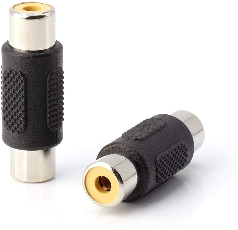 2x RCA Adapter Female to Female Coupler Extender Audio Video RCA Connectors/Product Detail/Electronics