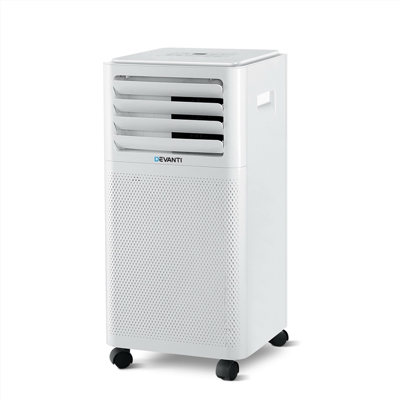 Devanti Portable Air Conditioner Cooling Mobile Fan Cooler Dehumidifier White 2000W/Product Detail/Appliances