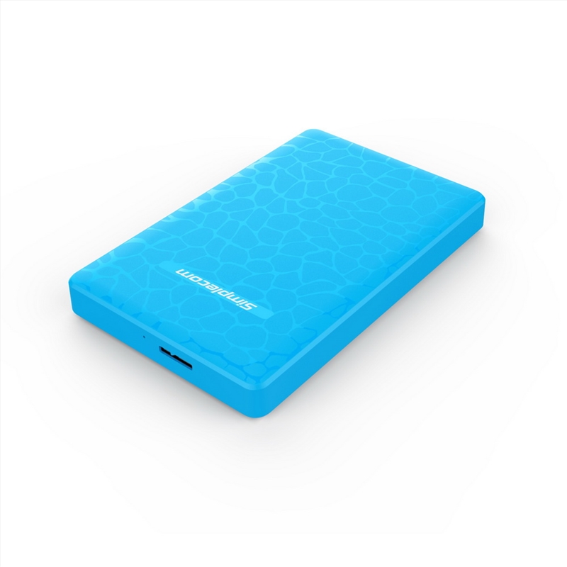 Simplecom SE101 Compact Tool-Free 2.5'' SATA to USB 3.0 HDD/SSD Enclosure Blue/Product Detail/Electronics