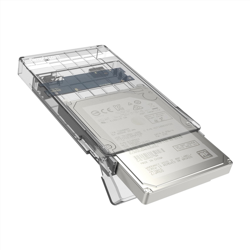 Simplecom SE203 Tool Free 2.5" SATA HDD SSD to USB 3.0 Hard Drive Enclosure Clear/Product Detail/Electronics