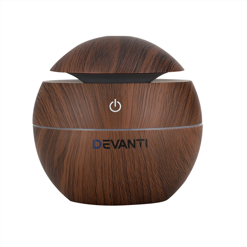 Devanti Aroma Diffuser Aromatherapy Essential Oils Air Humidifier LED 130ML/Product Detail/Accessories