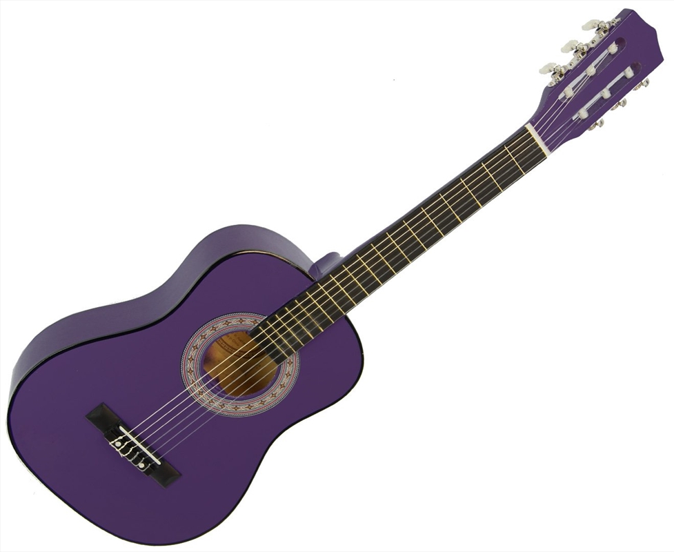 Karrera 34in Acoustic Children no cut Guitar - Purple/Product Detail/String Instruments