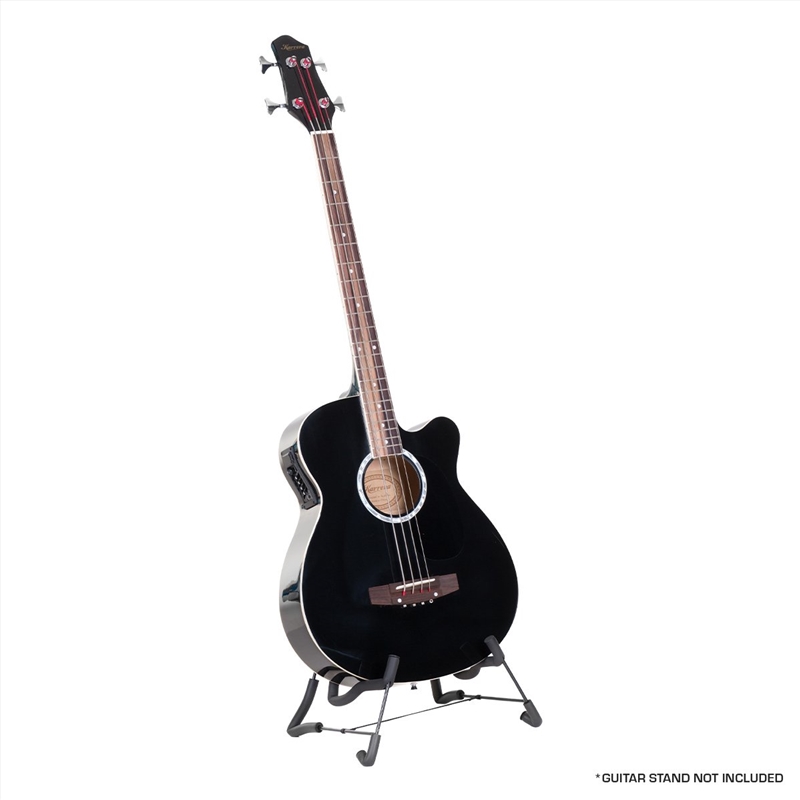 Karrera 43in Acoustic Bass Guitar - Black/Product Detail/String Instruments