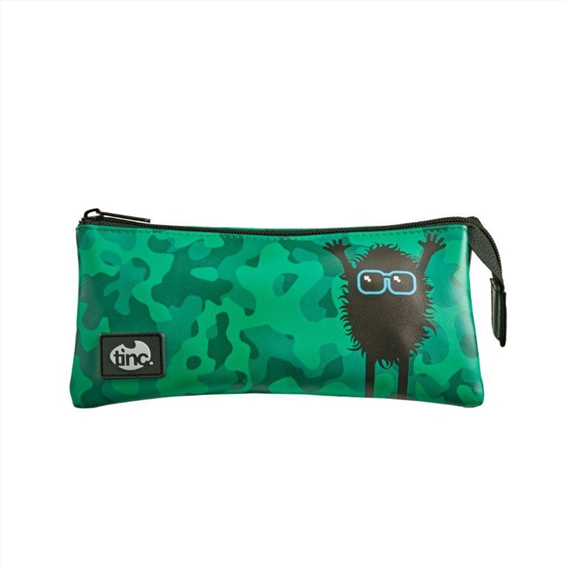 Tinc Hugga Tri Compartment Pencil Case (Green)/Product Detail/Pencil Cases