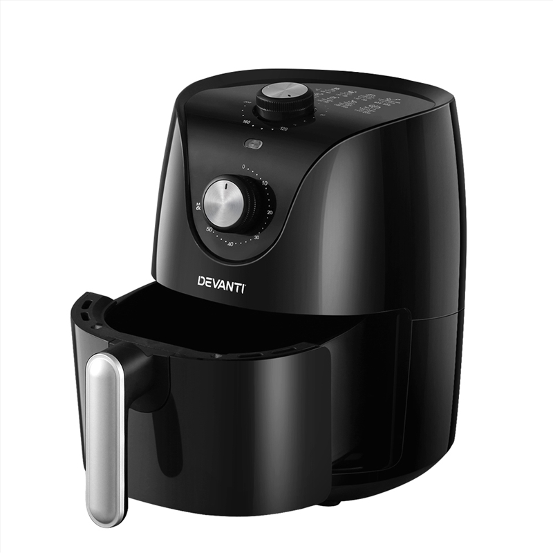 Devanti Air Fryer 2.5L Electric Fryers Airfryer Healthy Cooker Oil Free Kitchen/Product Detail/Appliances