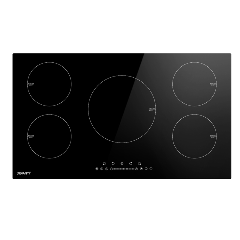 Devanti Induction Cooktop 90cm Electric Cooker Ceramic 5 Zones Stove Hot Plate/Product Detail/Appliances