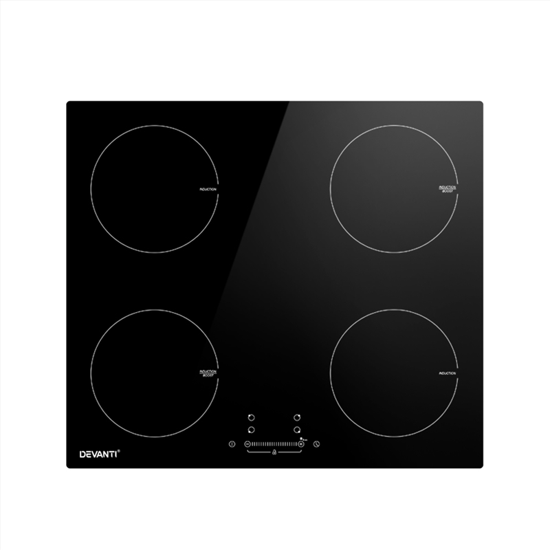 Devanti Electric Induction Cooktop 60cm Ceramic 4 Zones Stove Cook Top Hot Plate/Product Detail/Appliances