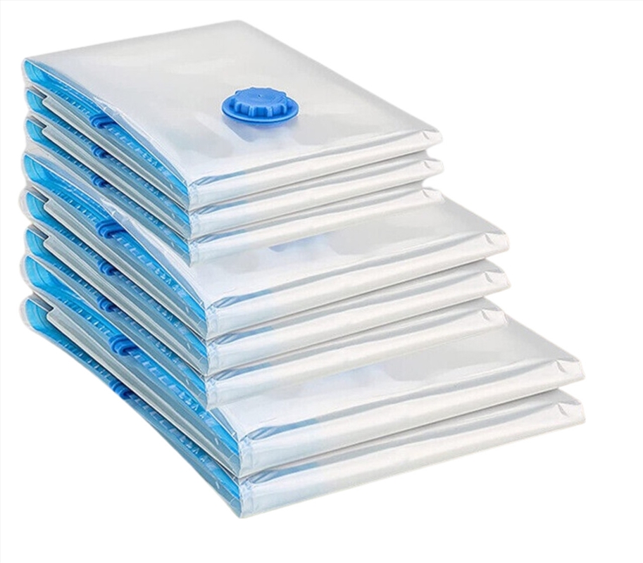 9 Pack Space Saver Vacuum Seal Storage Bag Kit, 2 Large, 5 Medium & 2 Small/Product Detail/Appliances