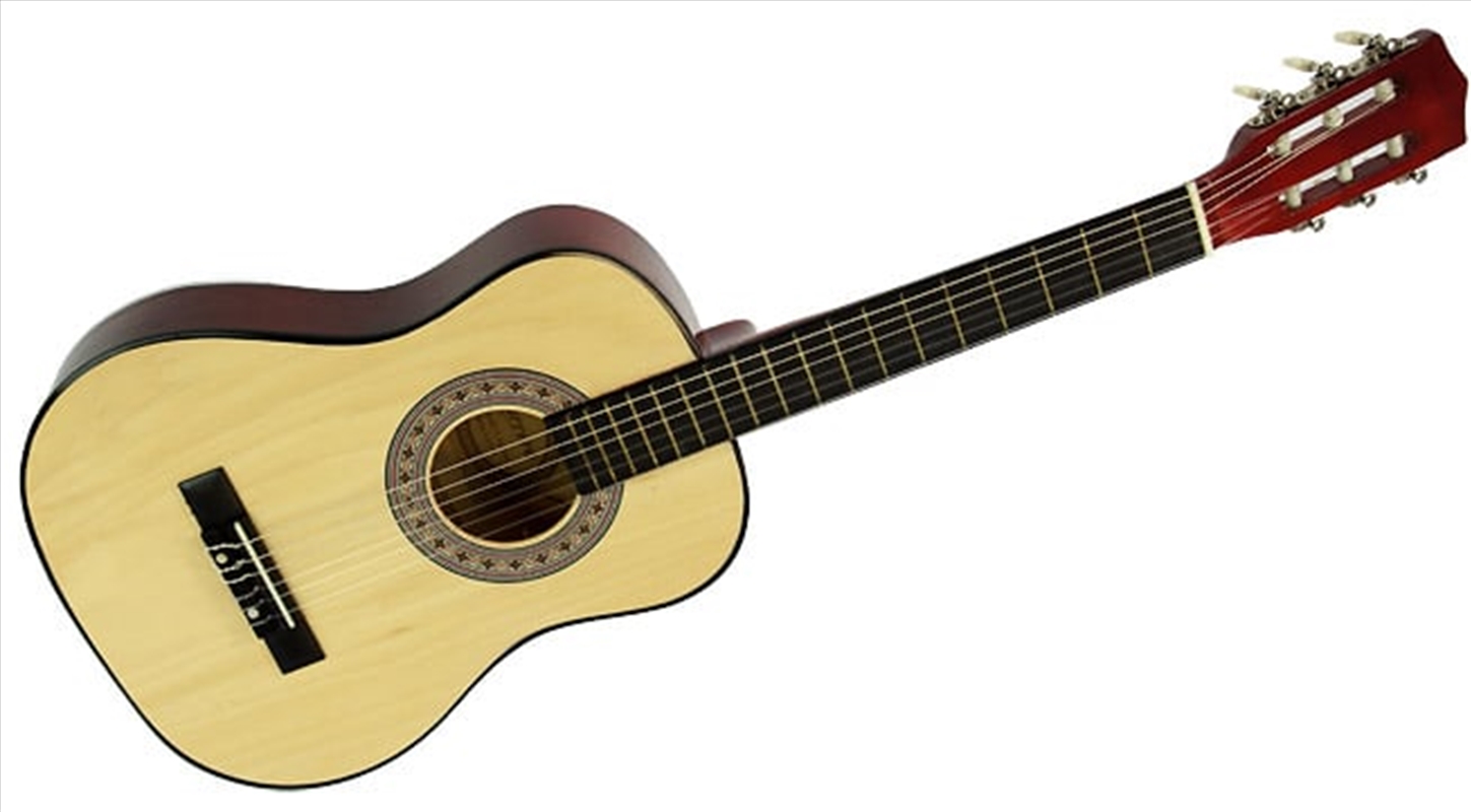 Karrera Childrens Guitar  Wooden 34in Acoustic - Natural/Product Detail/String Instruments