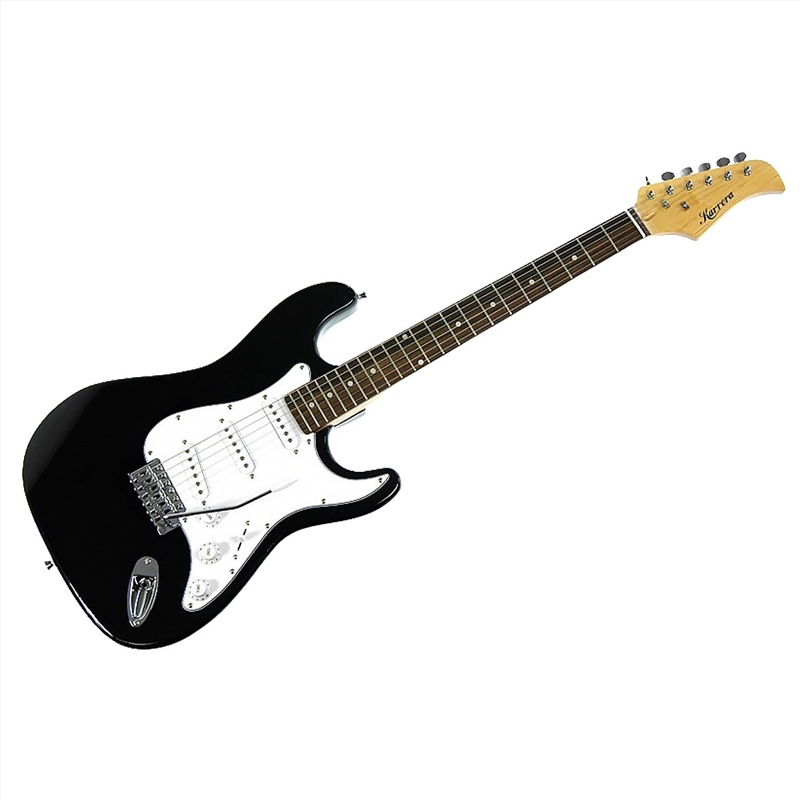 Karrera 39in Electric Guitar - Black/Product Detail/String Instruments