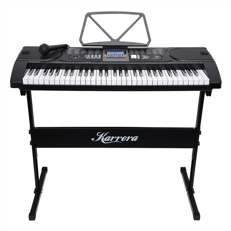 Karrera 61 Keys Electronic Keyboard Piano with Stand - Black/Product Detail/Piano & Keyboards