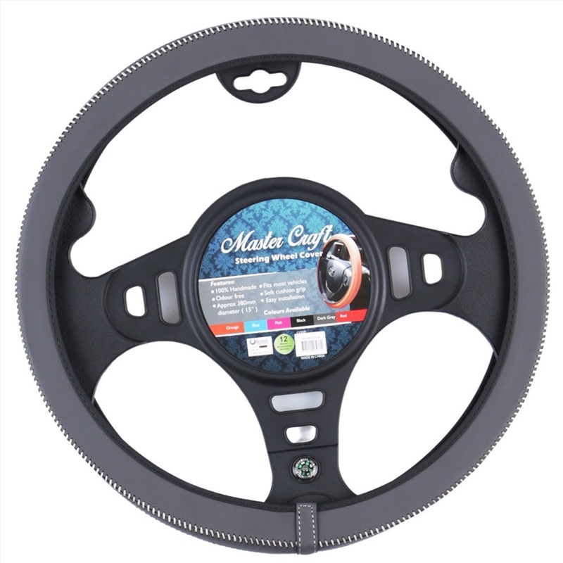 Buy Mastercraft Steering Wheel Cover - Dark Grey Online | Sanity