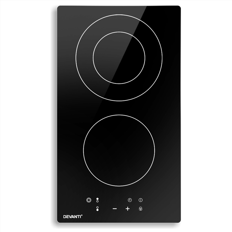 Devanti Electric Ceramic Cooktop 30cm Kitchen Cooker Cook Top Hob Touch Control 3-Zones/Product Detail/Kitchenware