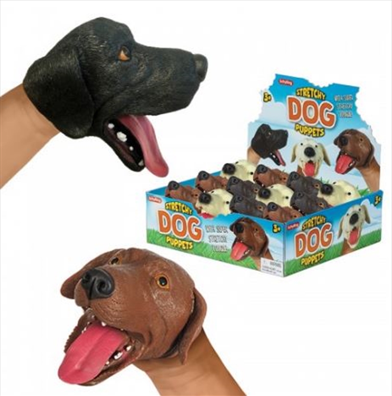 Schylling - Stretchy Dog Hand Puppets (SENT AT RANDOM)/Product Detail/Toys