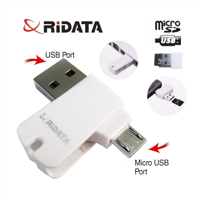 Ridata OTG Mobile Phone MicroSD Card Reader (OTG Mobile Phone/Tablet/PC)/Product Detail/Electronics