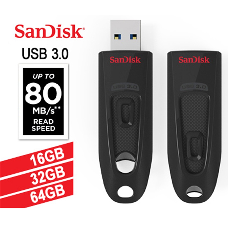 SanDisk Ultra CZ48 64G USB 3.0 Flash Drive (SDCZ48-064G)/Product Detail/Electronics