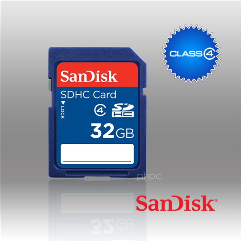 SANDISK SDHC SDB 32GB CLASS 4/Product Detail/Electronics