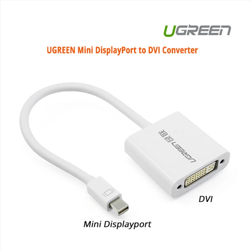 UGREEN Mini DisplayPort to DVI Converter (10402)/Product Detail/Electronics