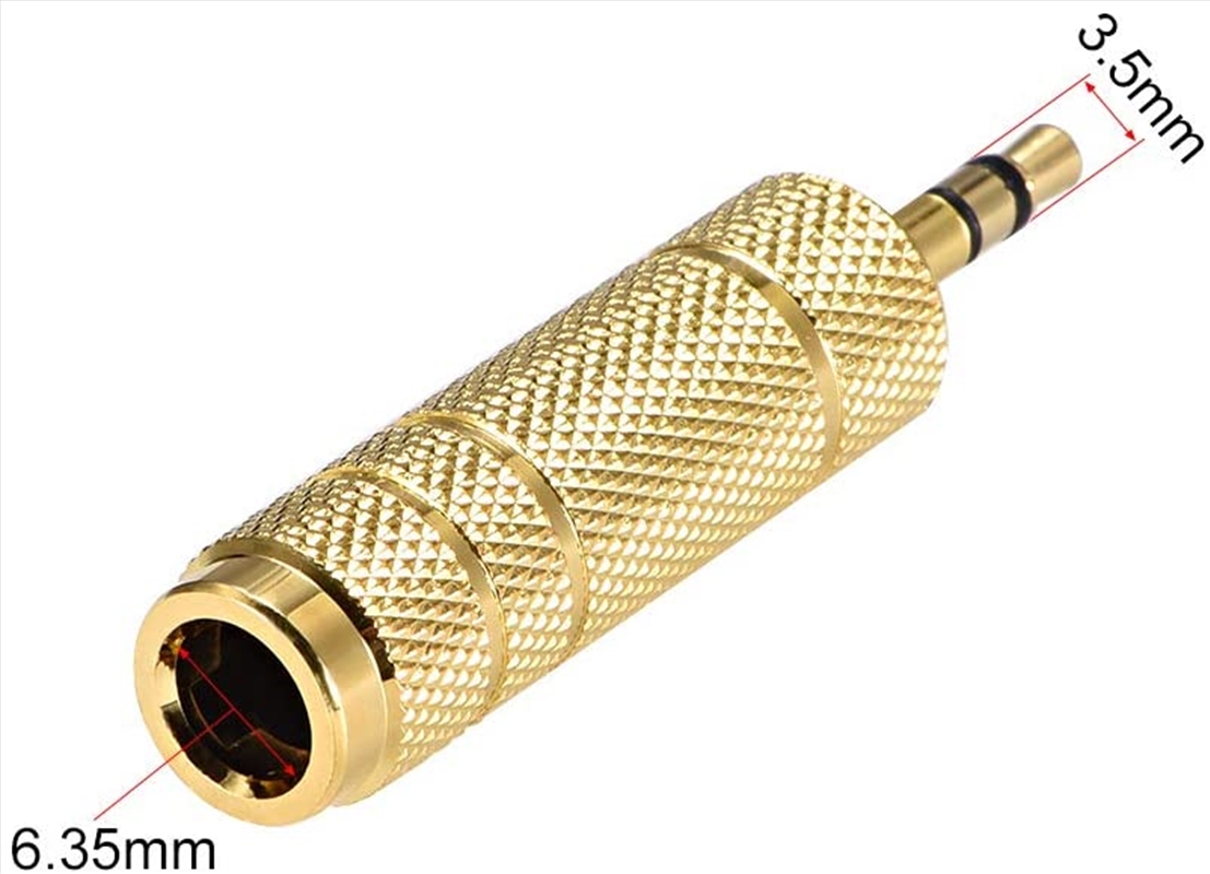 3.5mm male to 6.35mm 1/4" STEREO Female Audio Adapter Converter Gold Plated/Product Detail/Electronics