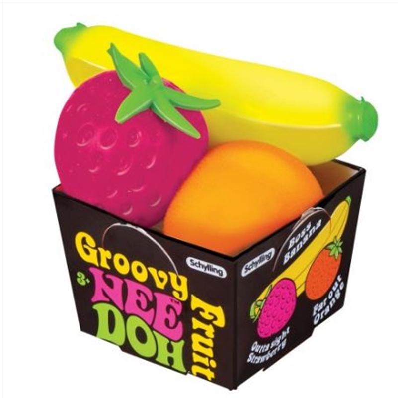 Schylling – Groovy Fruit Nee-Doh/Product Detail/Stress & Squishy