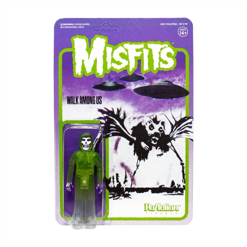 Misfits - The Fiend Walk Among Us Translucent Green ReAction 3.75" Action Figure/Product Detail/Figurines