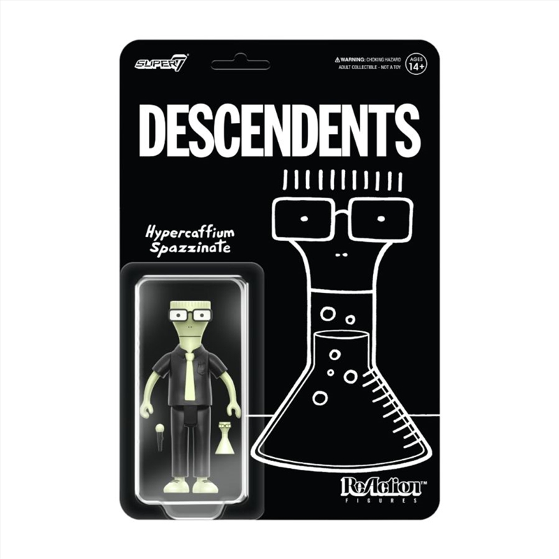 Descendents - Hypercaffium Spazzinate Milo Glow In The Dark ReAction 3.75" Action Figure/Product Detail/Figurines