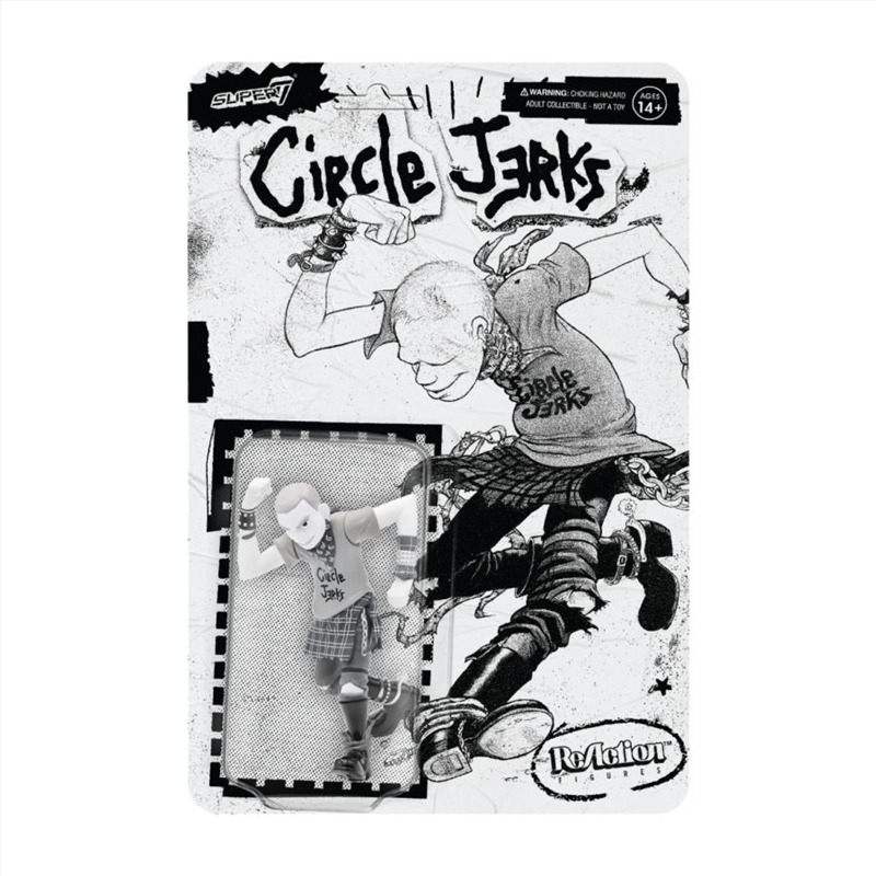 Circle Jerks - Skank Man (Grayscale) ReAction 3.75" Action Figure/Product Detail/Figurines