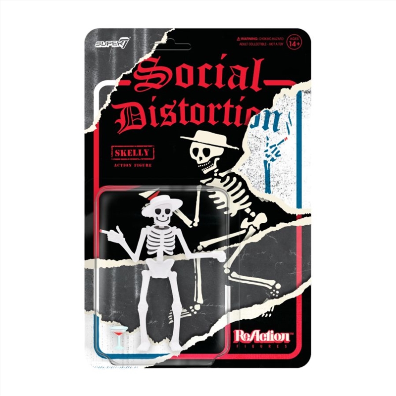 Social Distortion - Skelly ReAction 3.75" Action Figure/Product Detail/Figurines