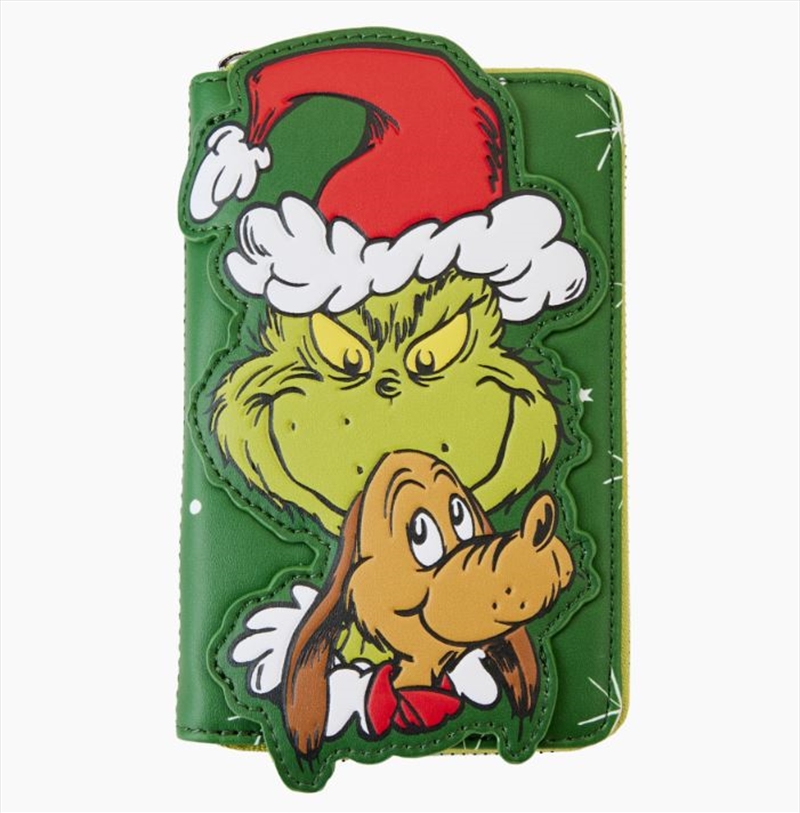 Loungefly Dr Seuss - Dr. Seuss' How the Grinch Stole Christmas! Santa Cosplay Zip Around Wallet/Product Detail/Wallets