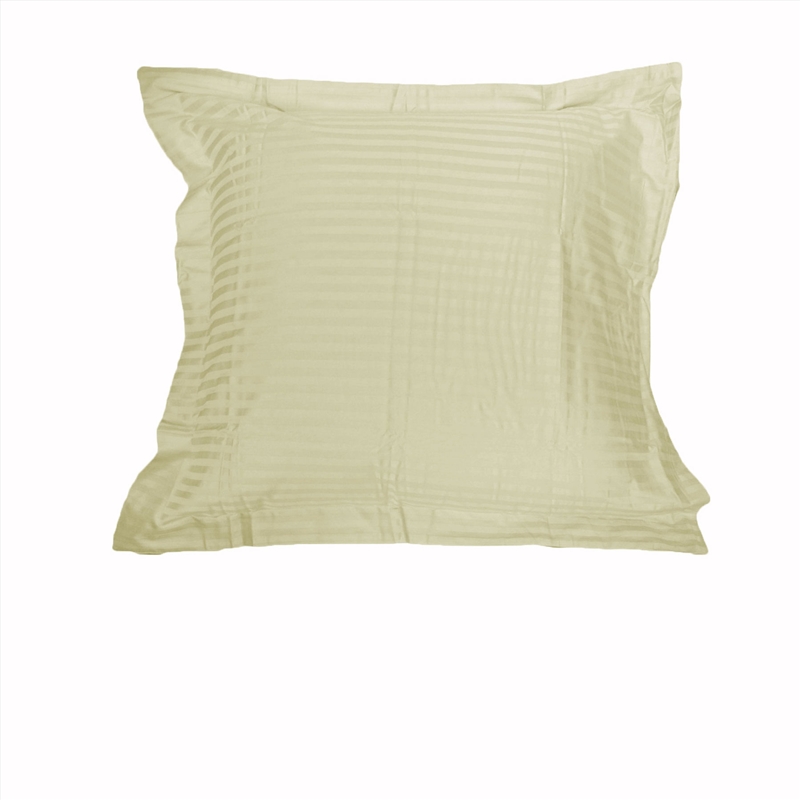 Accessorize 325TC One of Stripe Euro Pillowcase Ecru/Product Detail/Manchester