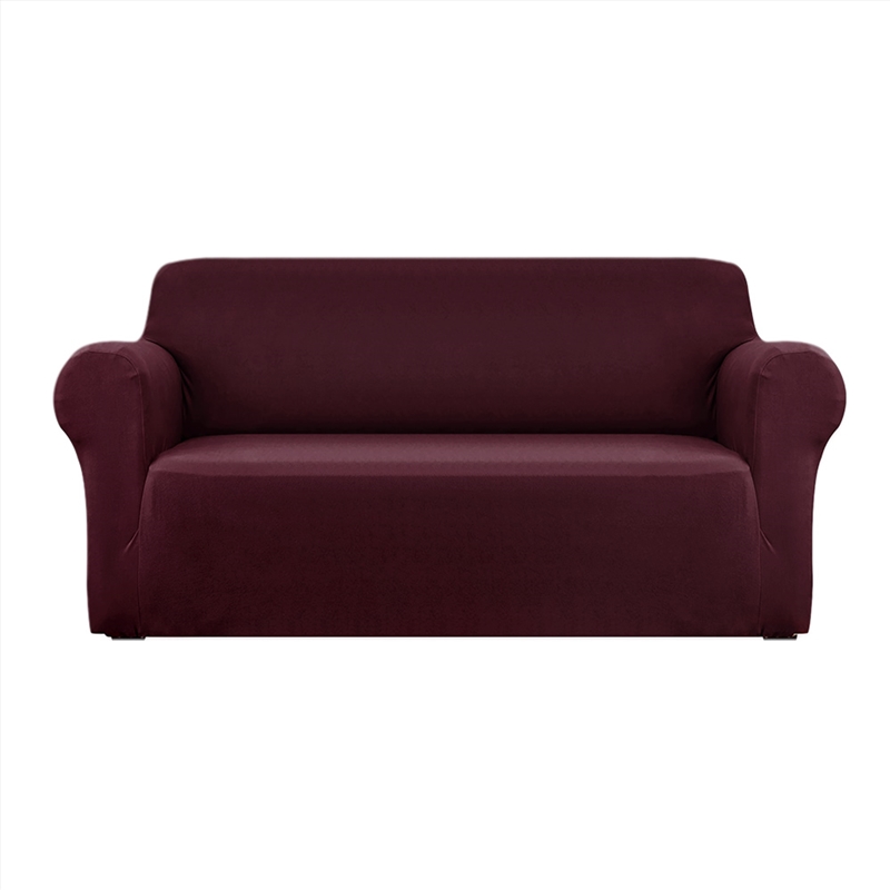 Artiss Sofa Cover Elastic Stretchable Couch Covers Burgundy 3 Seater/Product Detail/Homewares