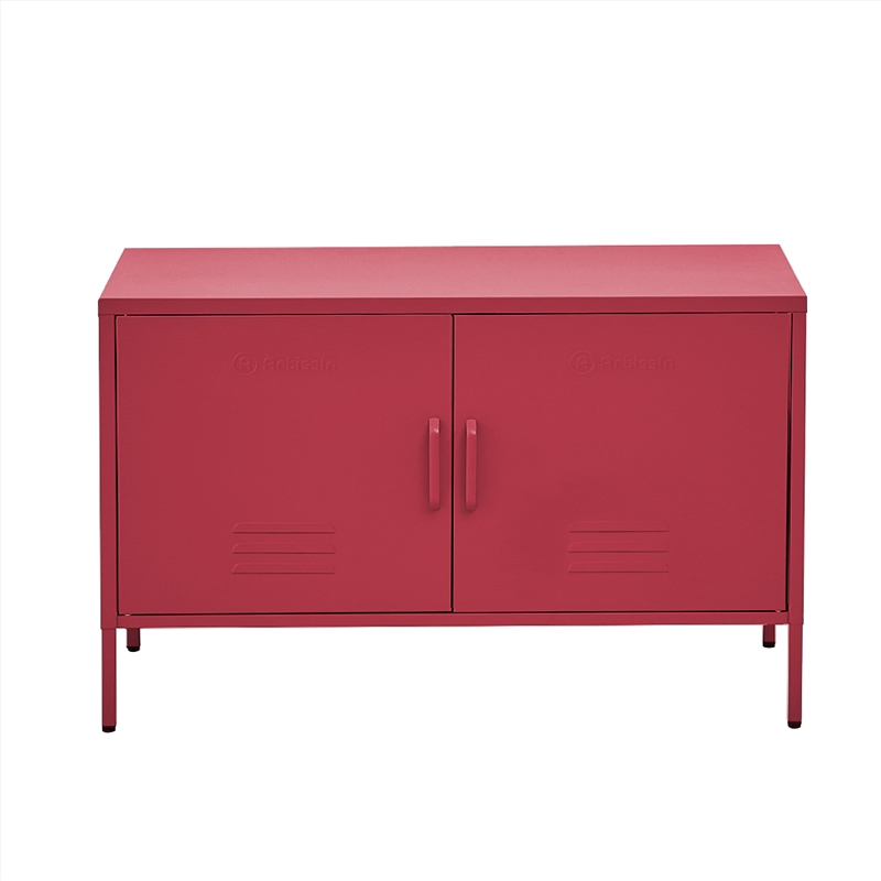 Buy ArtissIn Buffet Sideboard Locker Metal Storage Cabinet - BASE Pink ...