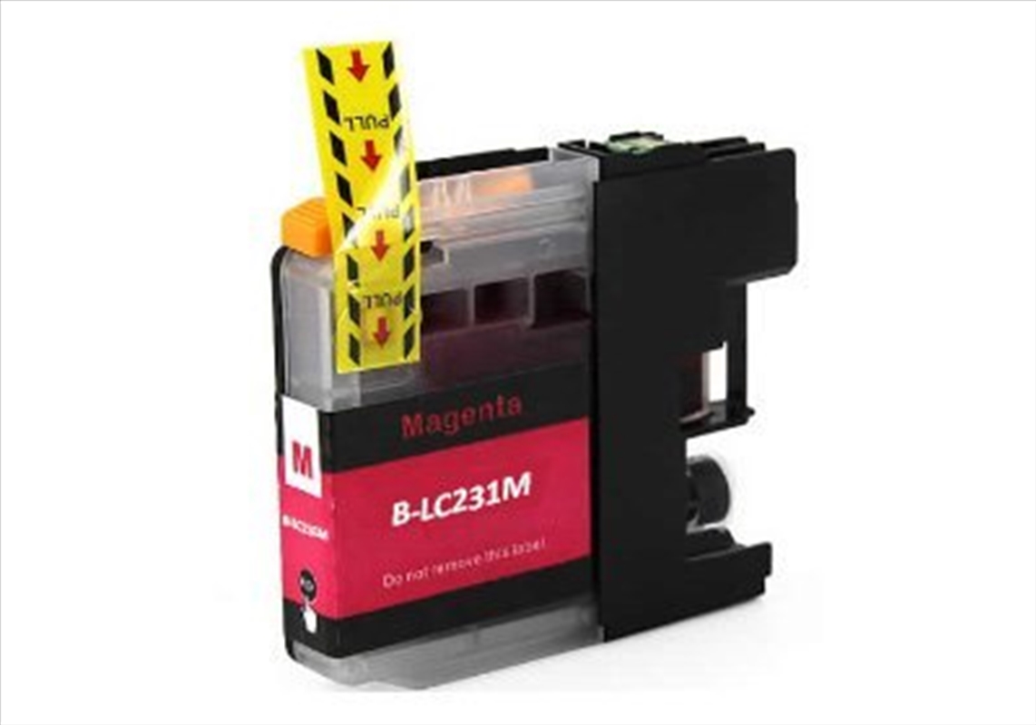 Compatible Premium Ink Cartridges LC231M  Magenta Cartridge  - for use in Brother Printers/Product Detail/Stationery