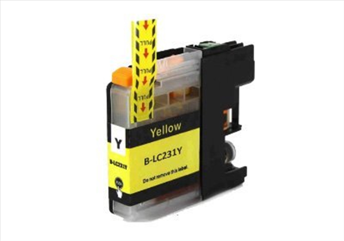 Compatible Premium Ink Cartridges LC231Y  Yellow Cartridge  - for use in Brother Printers/Product Detail/Stationery