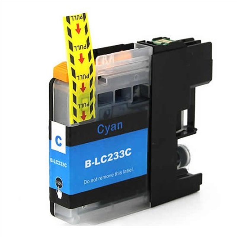 Compatible Premium Ink Cartridges LC233C  Cyan Cartridge  - for use in Brother Printers/Product Detail/Stationery