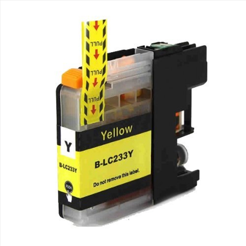 Compatible Premium Ink Cartridges LC233Y  Yellow Cartridge  - for use in Brother Printers/Product Detail/Stationery