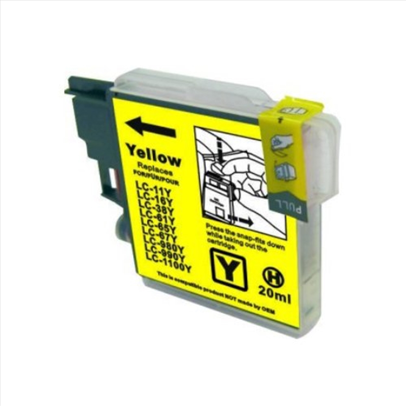 Compatible Premium Ink Cartridges LC61/LC67/LC38Y Yellow  Inkjet Cartridge - for use in Brother Prin/Product Detail/Stationery