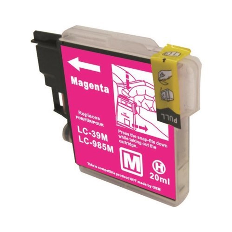 Compatible Premium Ink Cartridges LC39M  Magenta Cartridge  - for use in Brother Printers/Product Detail/Stationery